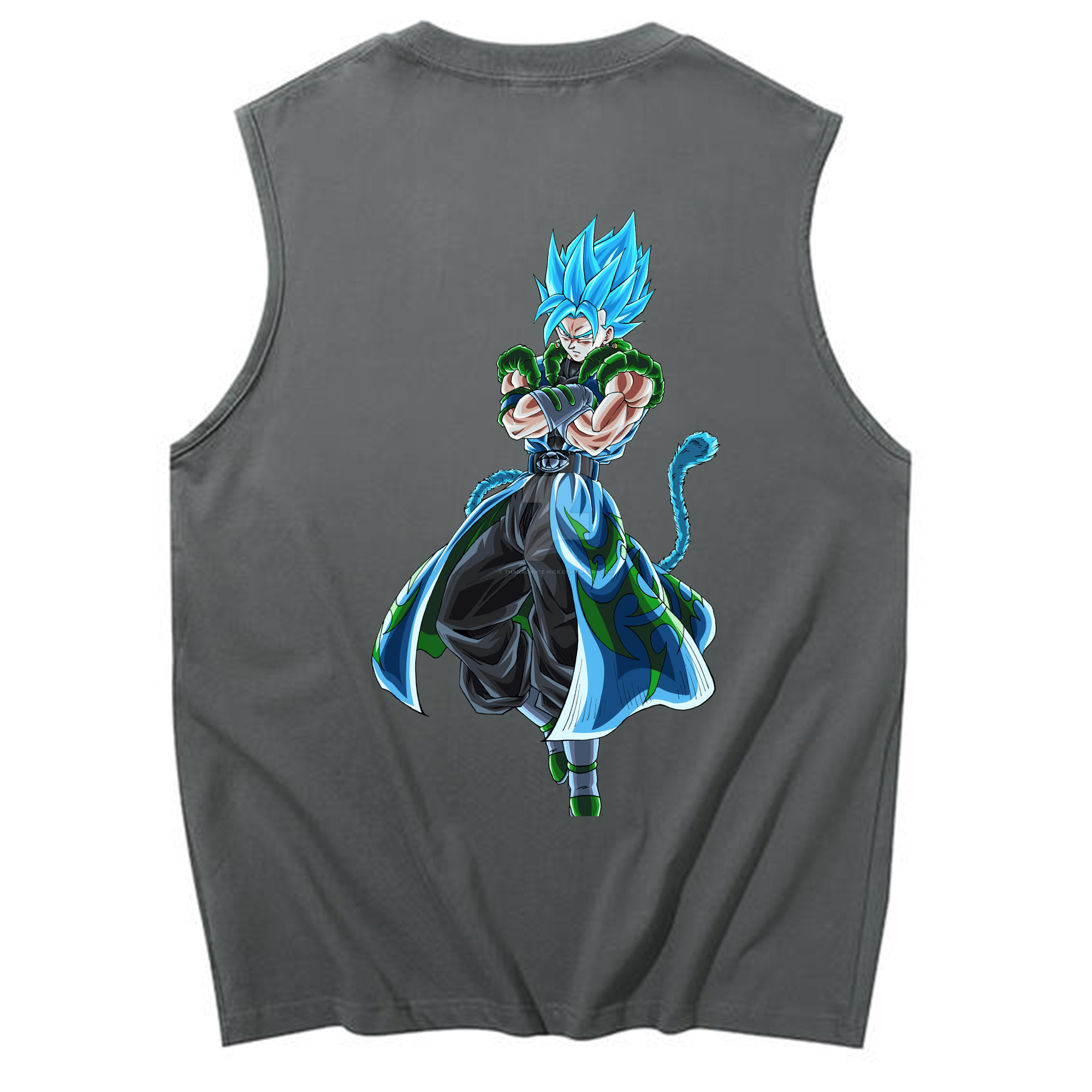 （画像用） ドラゴンボール ベジット DRAGON BALL Vegetto コットン100％タンクトップ（背面プリント）